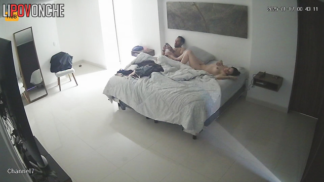 A seductive Mexican woman demanded that her husband urgently satisfy her lust