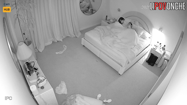 A husband returning from a night job fucked his just waking up wife