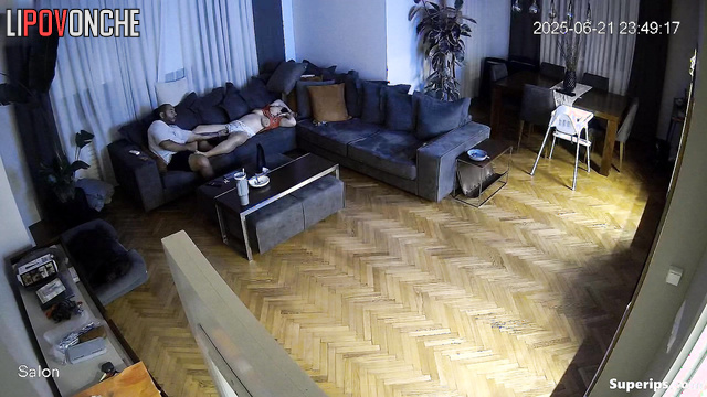 External massage of wife's hot pussy turned into internal massage with husband's cock