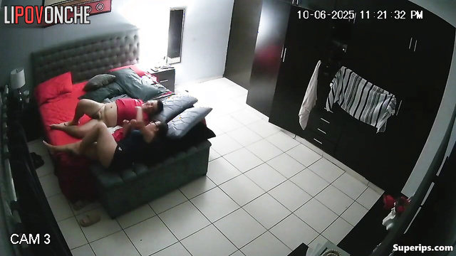 Two horny people did it in the living room - secret tape