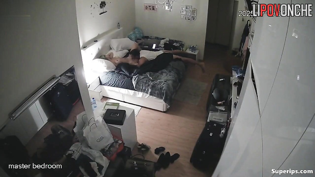 Their passion is captured on hidden camera every evening