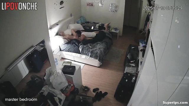 Their passion is captured on hidden camera every evening
