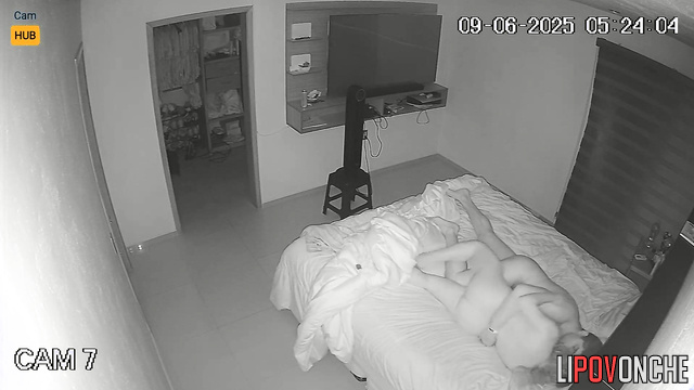 Adult people decided to spend a romantic night without candles