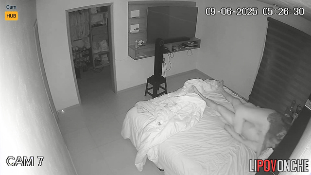 Adult people decided to spend a romantic night without candles