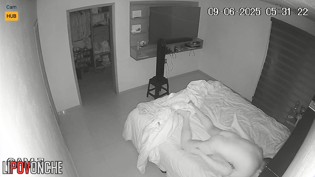 Adult people decided to spend a romantic night without candles