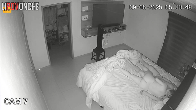 Adult people decided to spend a romantic night without candles