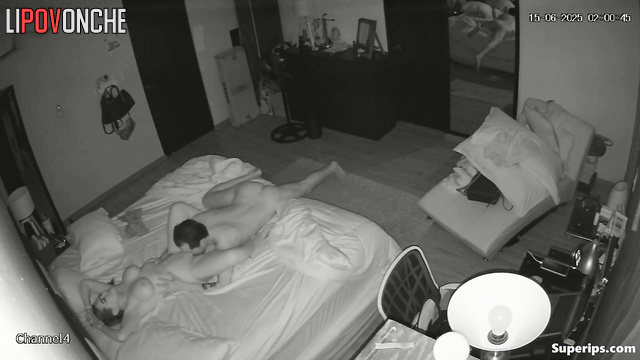The sleepy beauty's ass was licked and received her husband's big, long cock