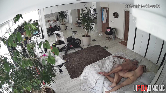 The blonde didn't have time to take off her panties before her pussy started getting licked