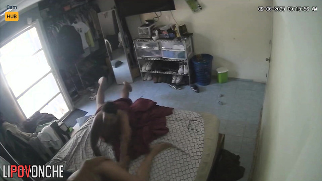 He squeezed her hips tightly and fucked sweet, look