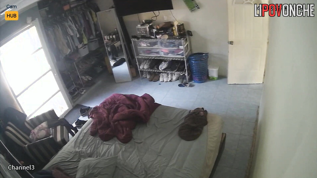 Home hidden camera fixed a night passion (they are lovers)