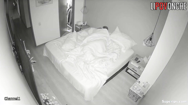 A bored beauty waited for her husband to come home from work so they could have sex