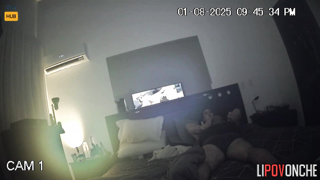 This couple enjoying oral sex, unaware that the camera sees everything