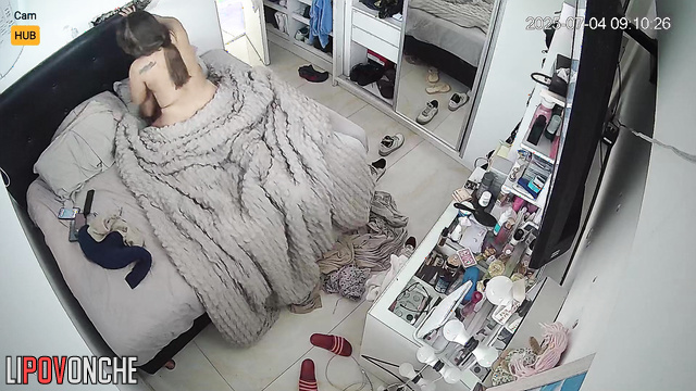 This couple enjoys peace, unaware a camera sees everything