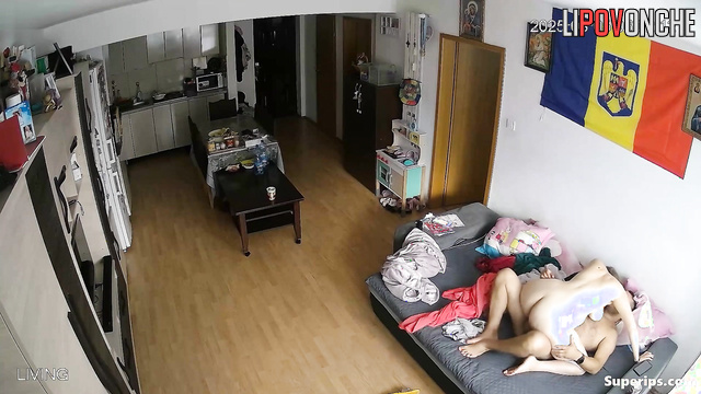 Busty woman fucking not paying attention to the watching device