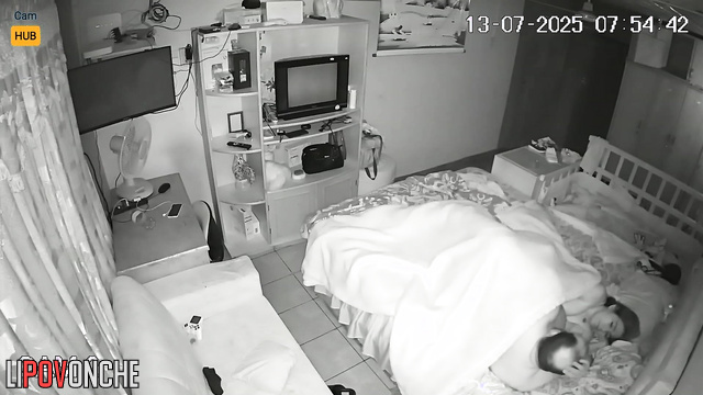 They loved each other at night, not knowing someone is recording them