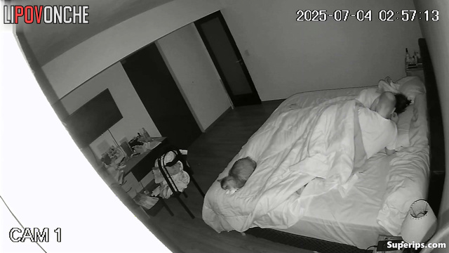 Couple relaxes not knowing a hidden lens captures their fuck