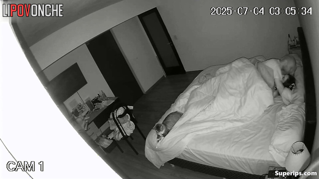 Couple relaxes not knowing a hidden lens captures their fuck