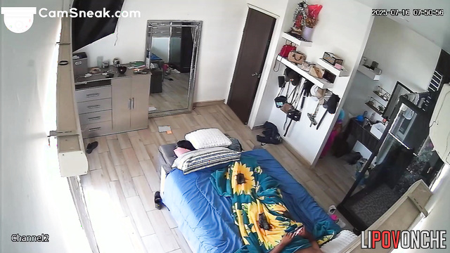 People were shocked to find a cam pointing at the bed quietly