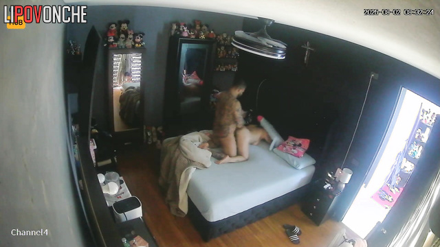 They were unaware that a camera recorded them in the bedroom