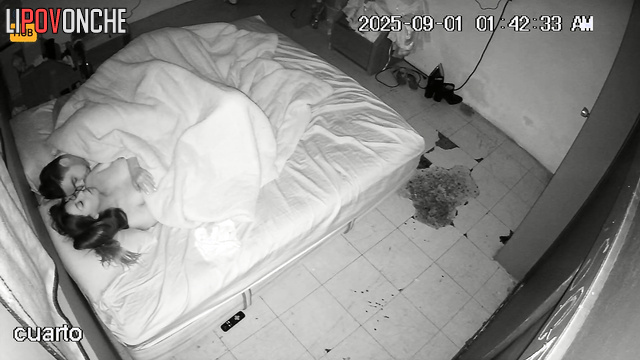 Fat couple had no idea that someone installed a camera in their flat