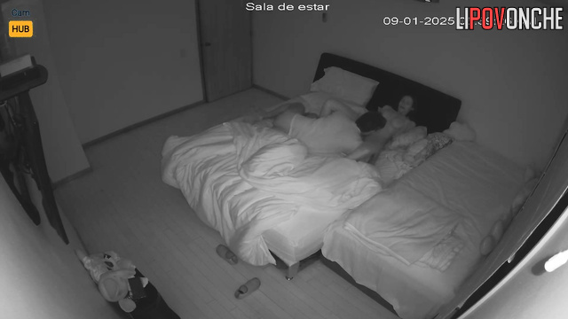A seductive busty cutie licks her boyfriend's cock while he plays with her pussy