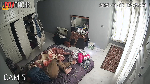 The cunning chubby wife overexcited the fat man by playing with his penis