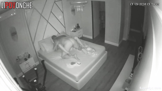 Chubby couple is going to cum right now, spy camera