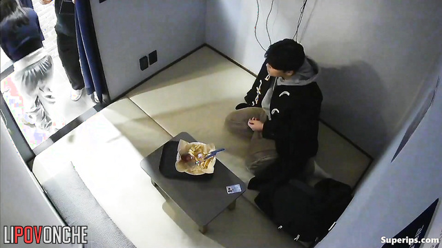 Asian teens fucked under the blanket (during TV watching)