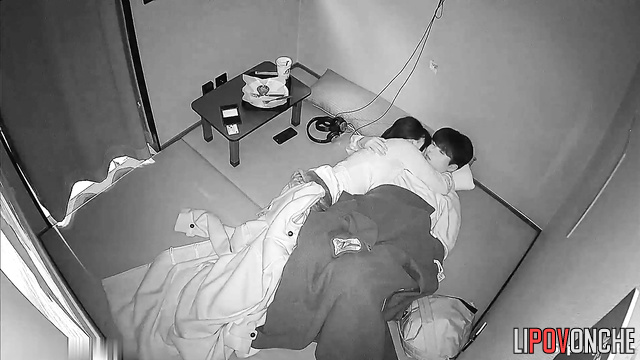 Asian teens fucked under the blanket (during TV watching)