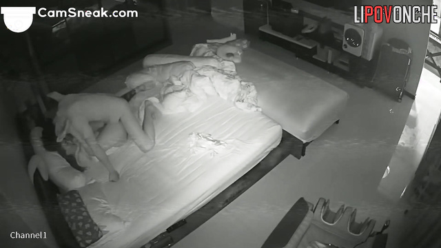 They immediately took their phones after sex, home cam