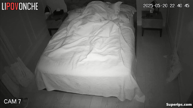 In the bedroom, invisible eyes followed every glance (hidden cam)
