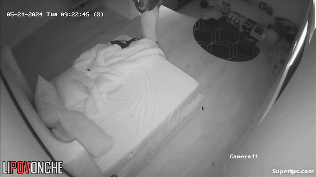 A pair finds privacy inside, unaware of the spying eyes