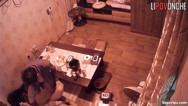 Blowjob in the living room (asian man enjoying it)