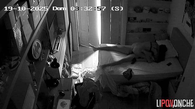 Young and horny couple fucked, unaware of a silent watcher