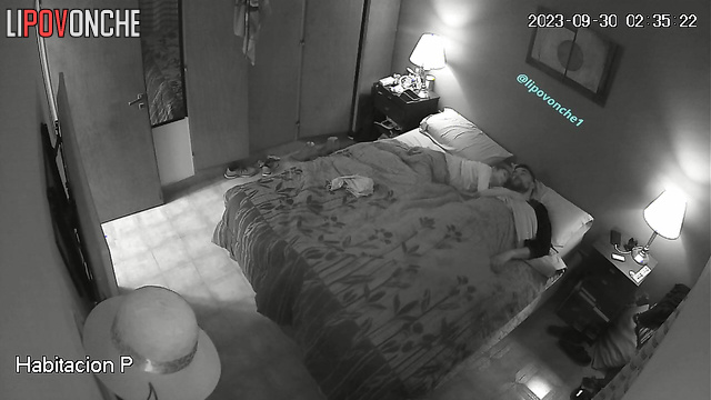 Couple really missed each other (hot night video from hidden cam)