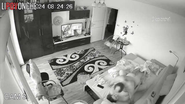Missionary love instead of tv-watching (hot bedroom video)