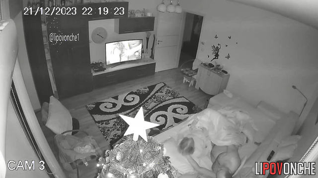 Naked man watching porn and wants to fuck his partner