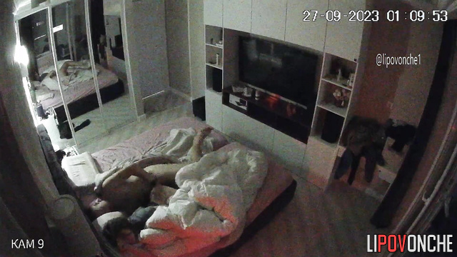 Doggystyle sex on the bed - watch their true love