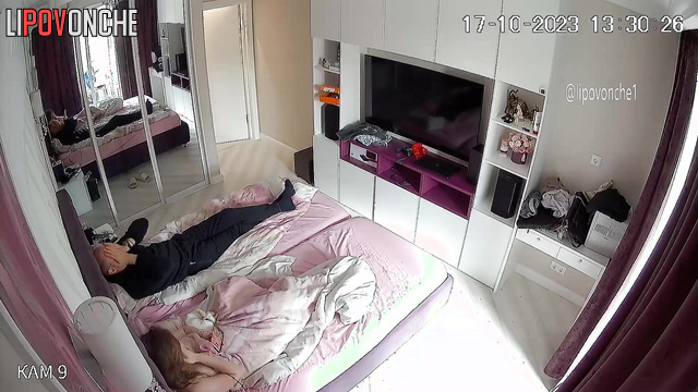 They hugging after amazing doggystyle love, home video