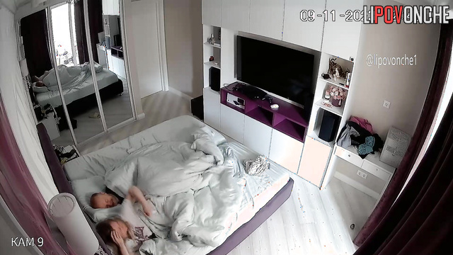 Naughty blonde fucking hard doggystyle after dinner