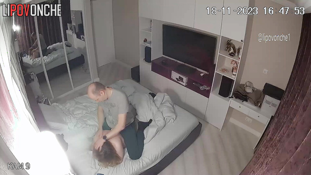 Guy fucked her in doggystyle after massage, home porn
