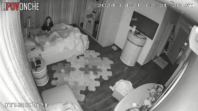 She fucking with this guy for the first time - hot video