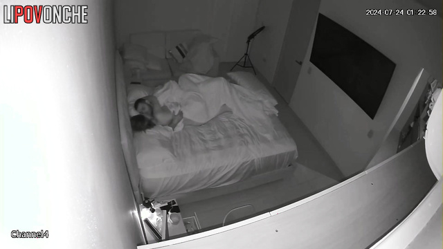 This sexy woman has another guy in her bed today-she is so insatiable in sex