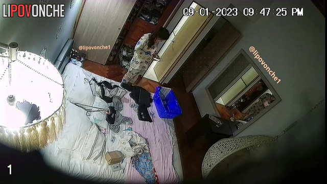 Cute brunette enjoying her pussy alone in the bedroom