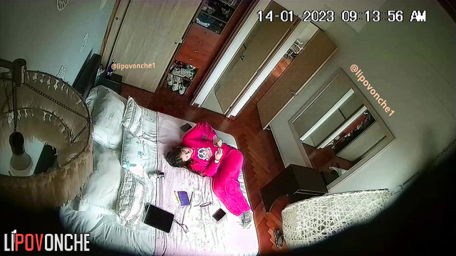 Babe in pink pajama enjoying tender cunnilingus right now