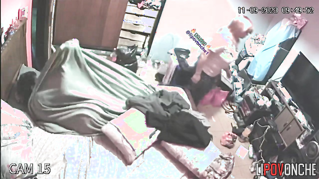 Mexicn gay fucking her mexican girlfriend in doggystyle