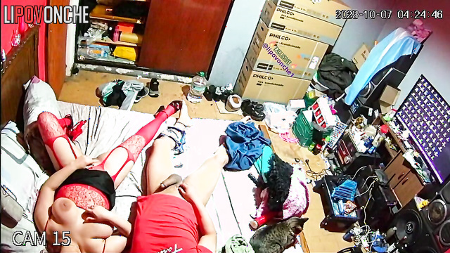 Couple loves sex experiments with hot underwears