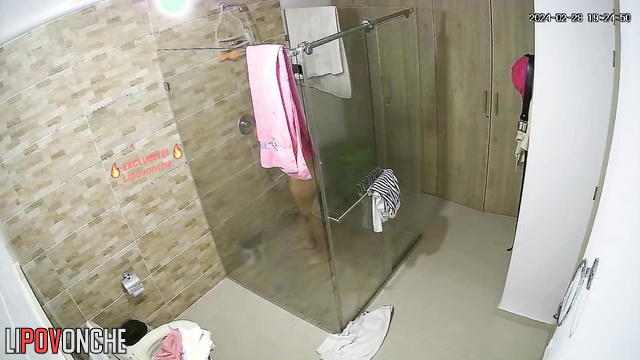 Her body needs water after long and dirty party