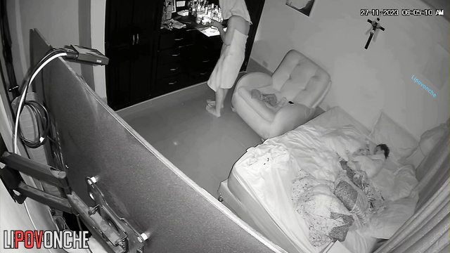 Night dressing for a sudden party (home video)
