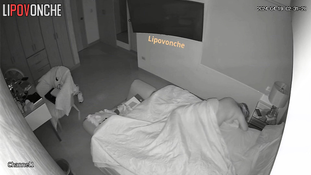 Lover gave her the best orgasm - hidden bedroom tape
